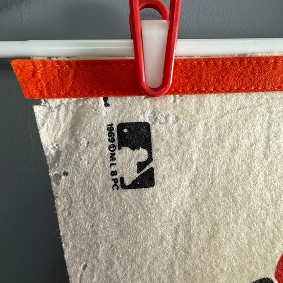 Baltimore Orioles Vintage Retro MLB Wool Felt Pennant 1969 - Picture 2 of 8